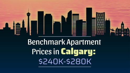 Benchmark Apartment Prices in Calgary: $240K-$280K