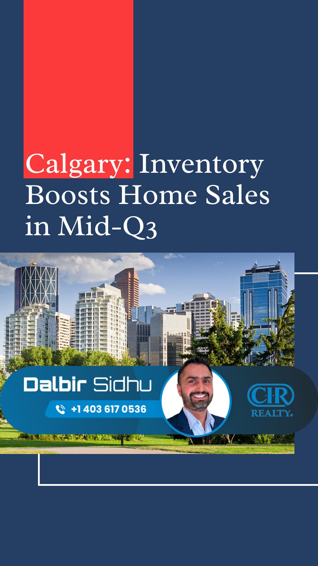 Calgary: Inventory Boost and Eased Sales in Mid-Q3