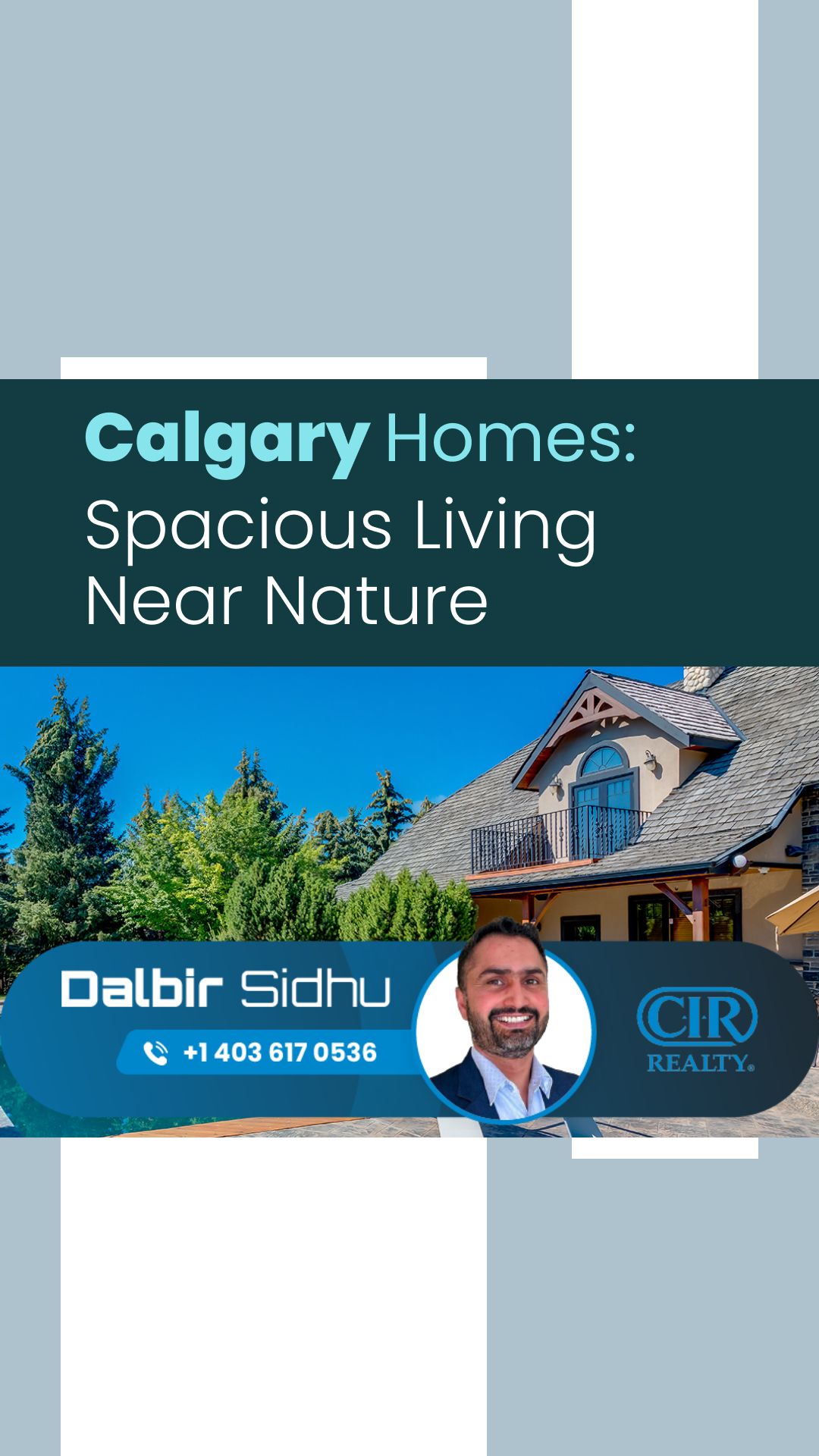 Calgary Real Estate: Spacious Living Near Nature